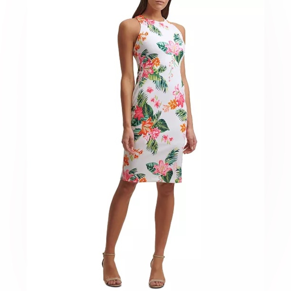 Guess Tropical Dress Size 14 NWT
